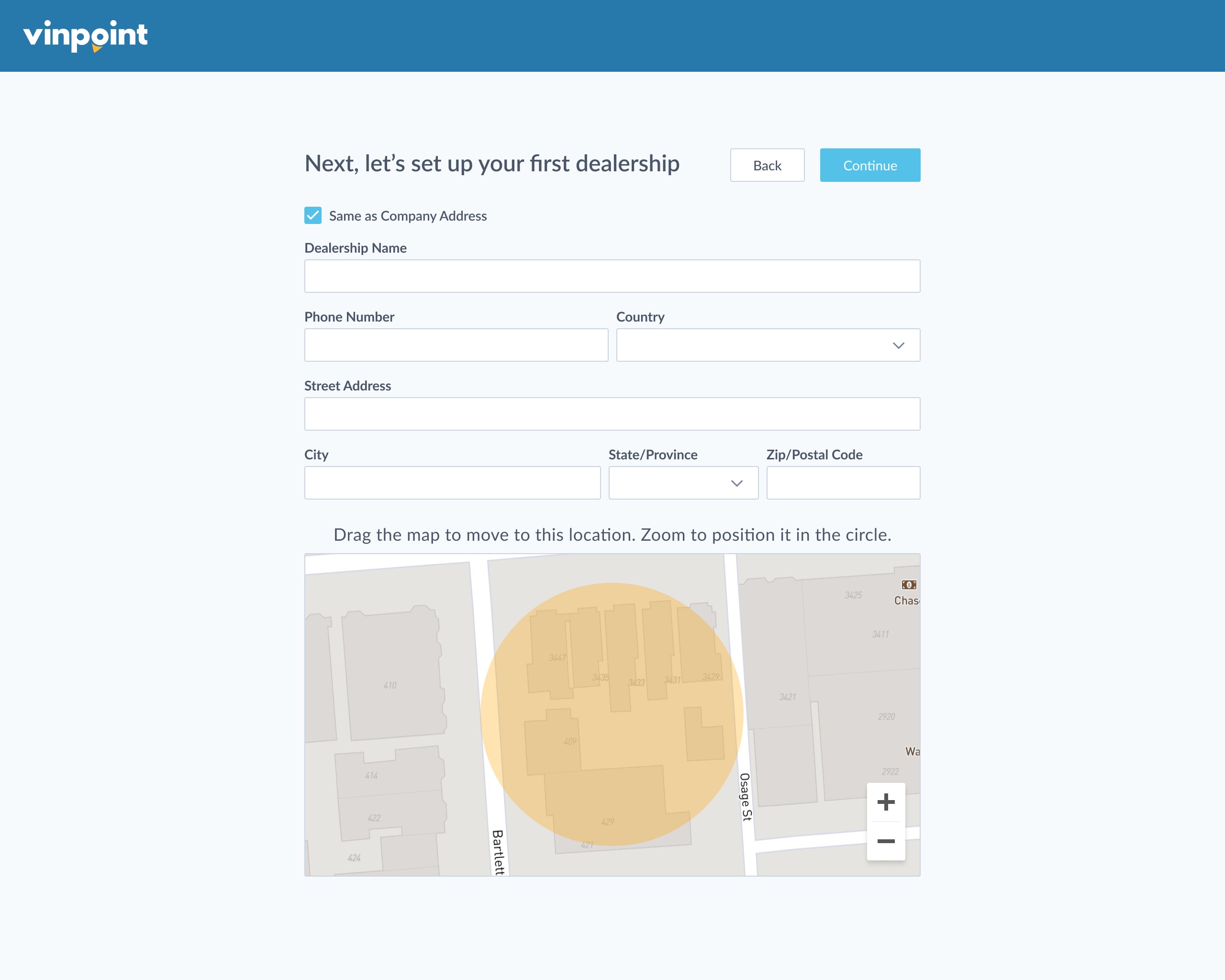 Trial create dealership